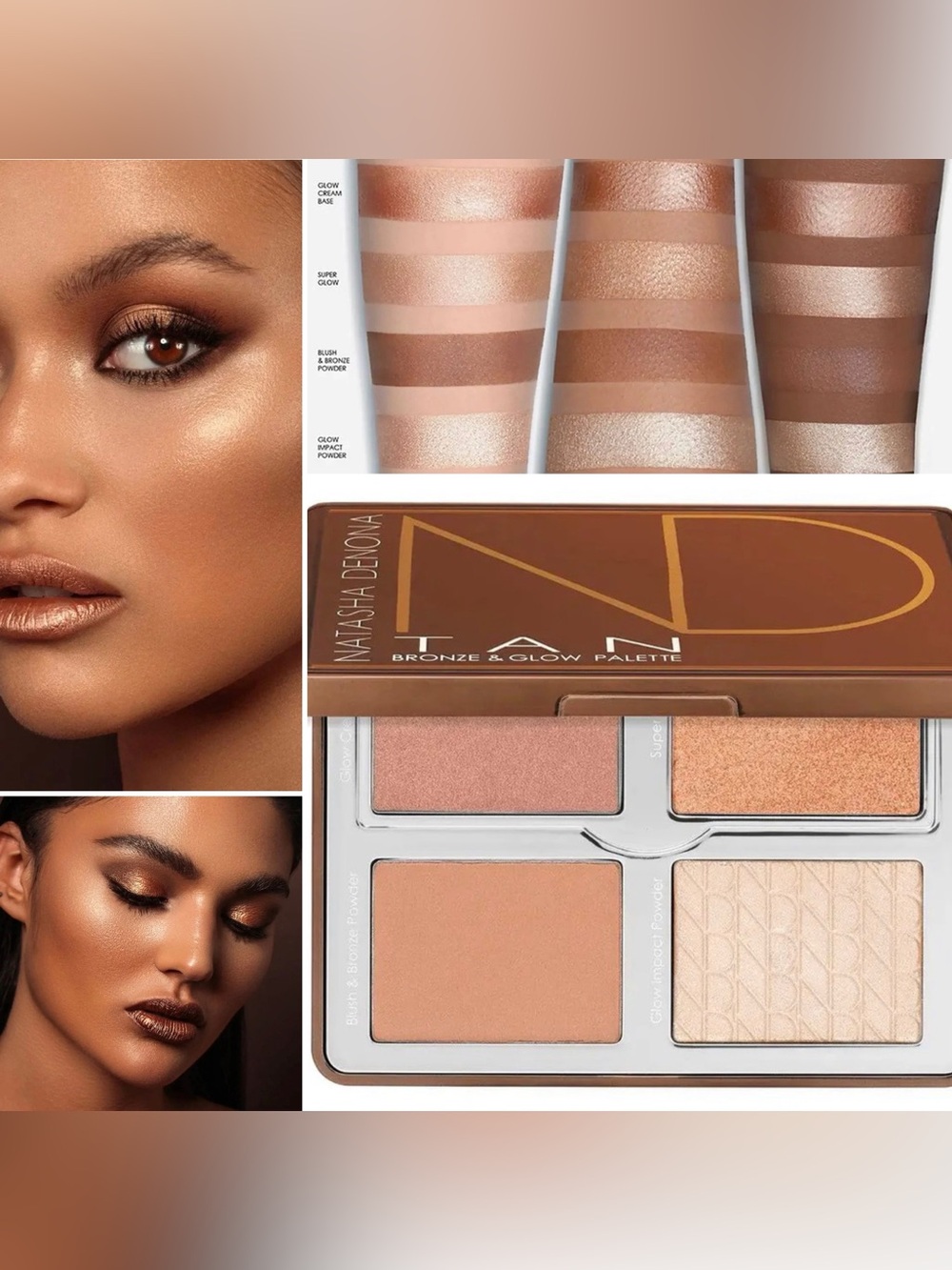 🆕🌿NATASHA DENONA: TAN Bronze & Glow Palette